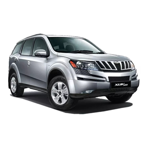 Mahindra XUV 500 W8 XCLUSIVE User manual
