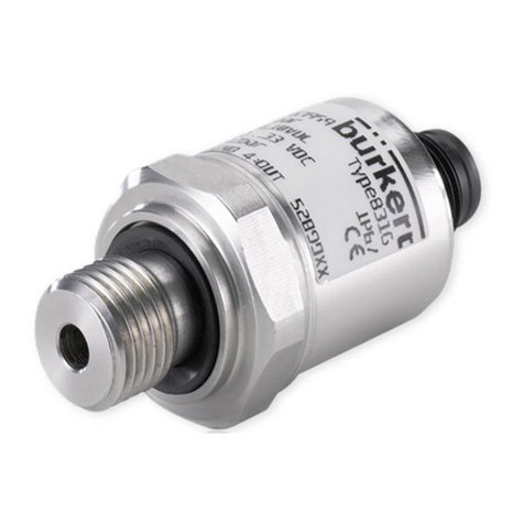 Burkert 8316 operating instructions