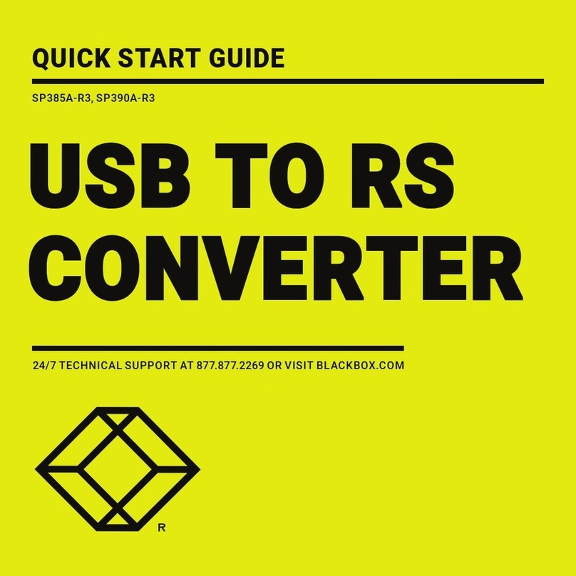 Black Box SP385A-R3 User manual