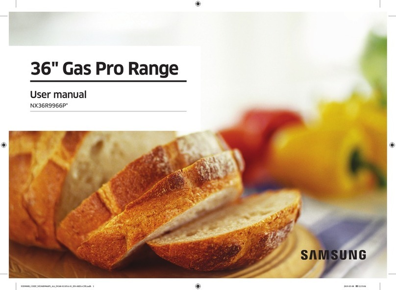 Samsung Chef Collection NX36R9966PS/AA user manual