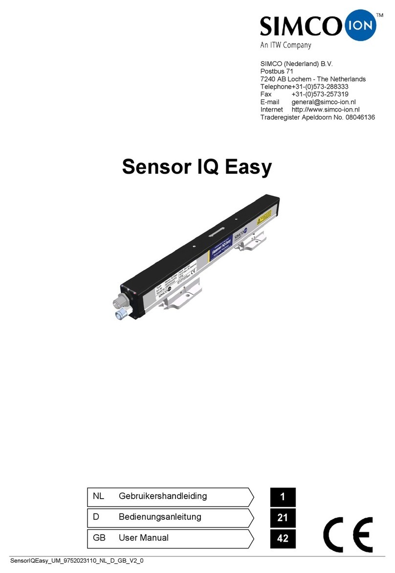 Simco Sensor IQ Easy user manual