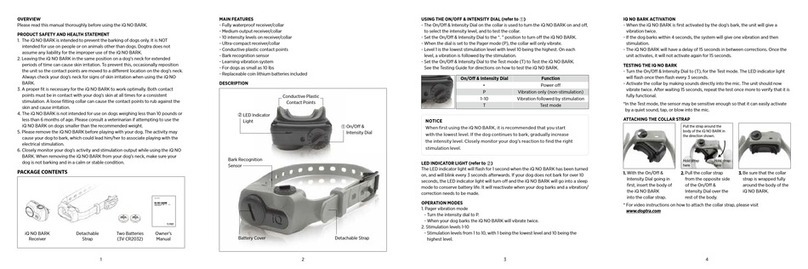 Dogtra iQ NO BARK manual