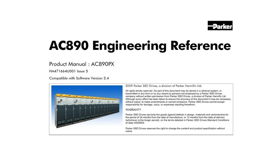 Parker AC890PX Series User manual