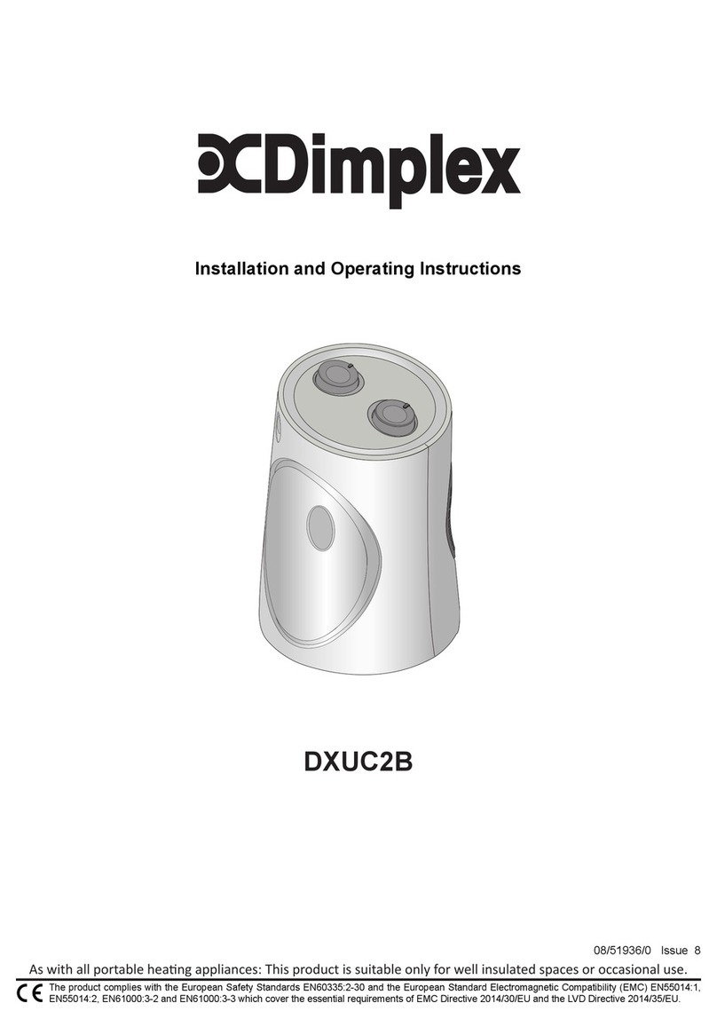 Dimplex DXUC2B User manual