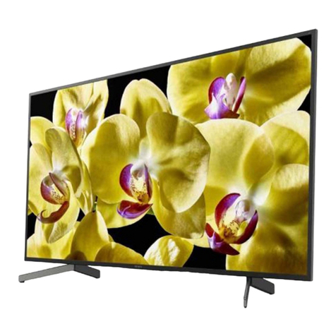 Sony BRAVIA KD-55X8077G User manual