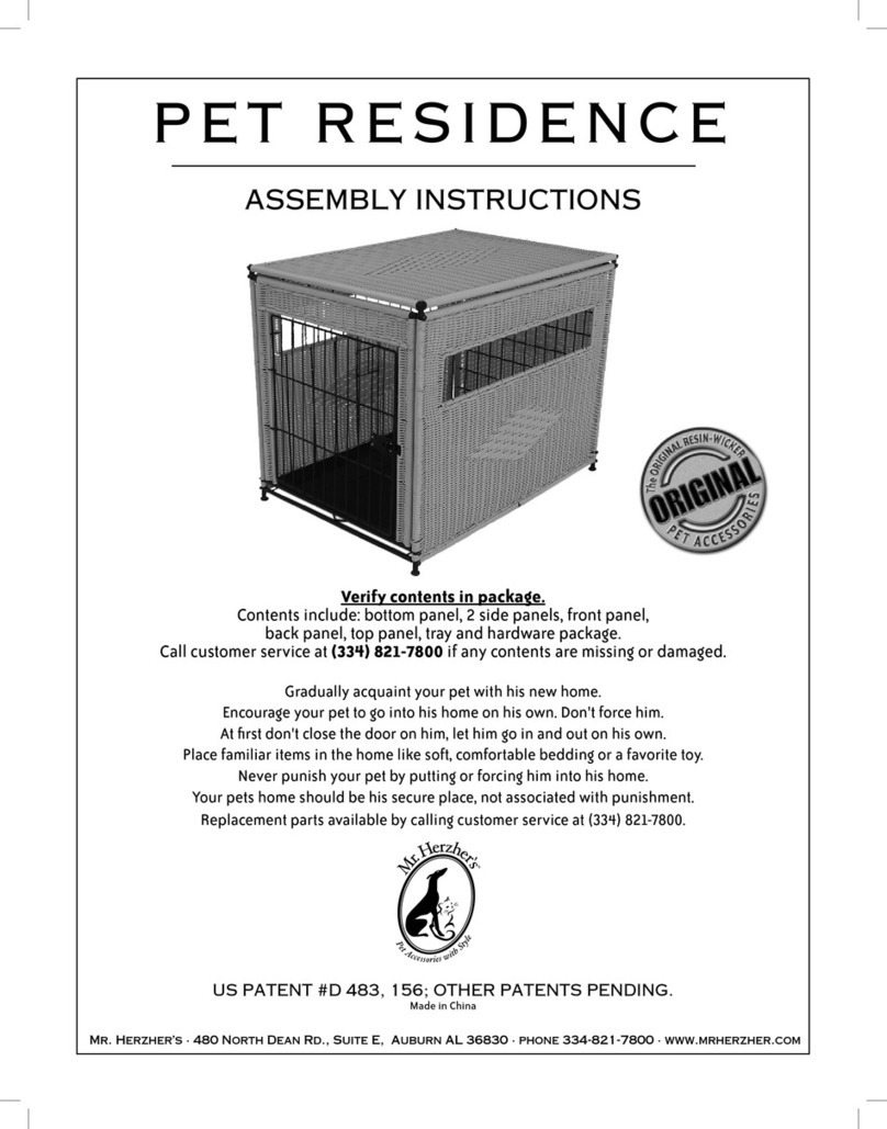 Petsafe Pet Residence 13202 User manual