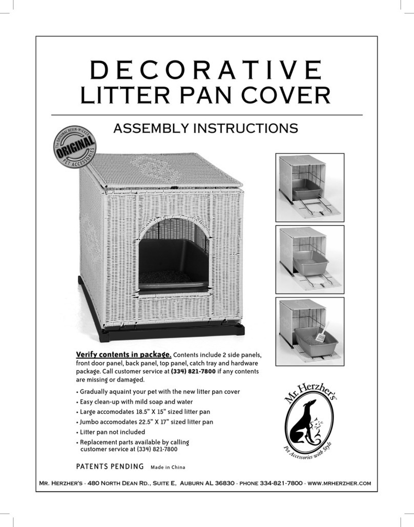 Petsafe Mr.Hezher's 14402 Assembly instructions