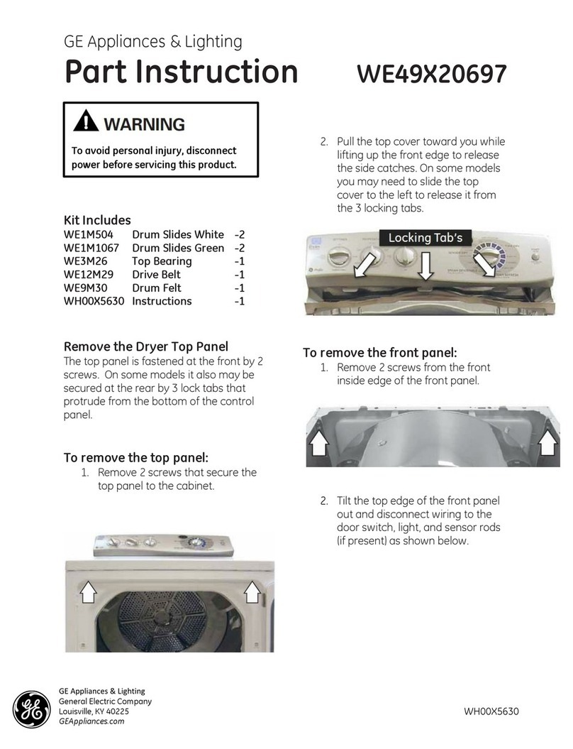 GE WH00X5630 Parts list manual
