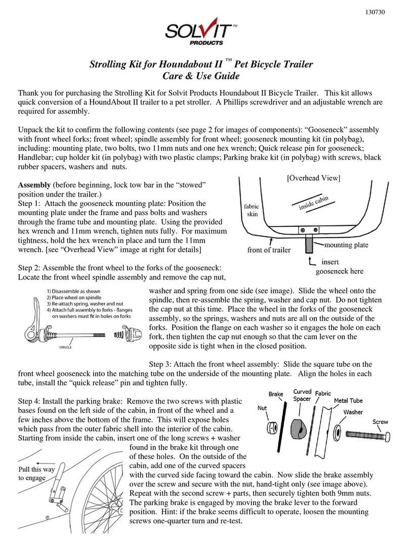 Solvit Strolling Kit for Houndabout II Care/use guide Solvit Strolling Kit for Houndabout II Care/use guide