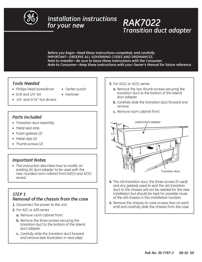 GE RAK7022 User manual GE RAK7022 User manual
