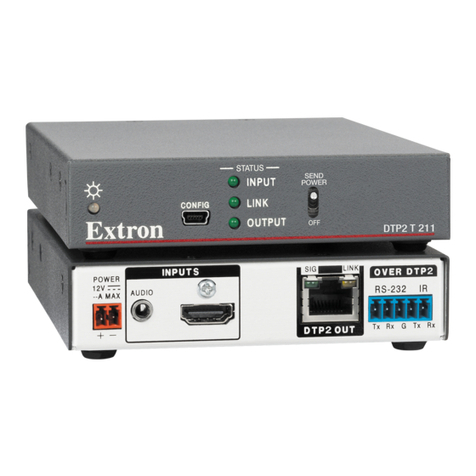 Extron electronics DTP2 T 211 User manual Extron electronics DTP2 T 211 User manual