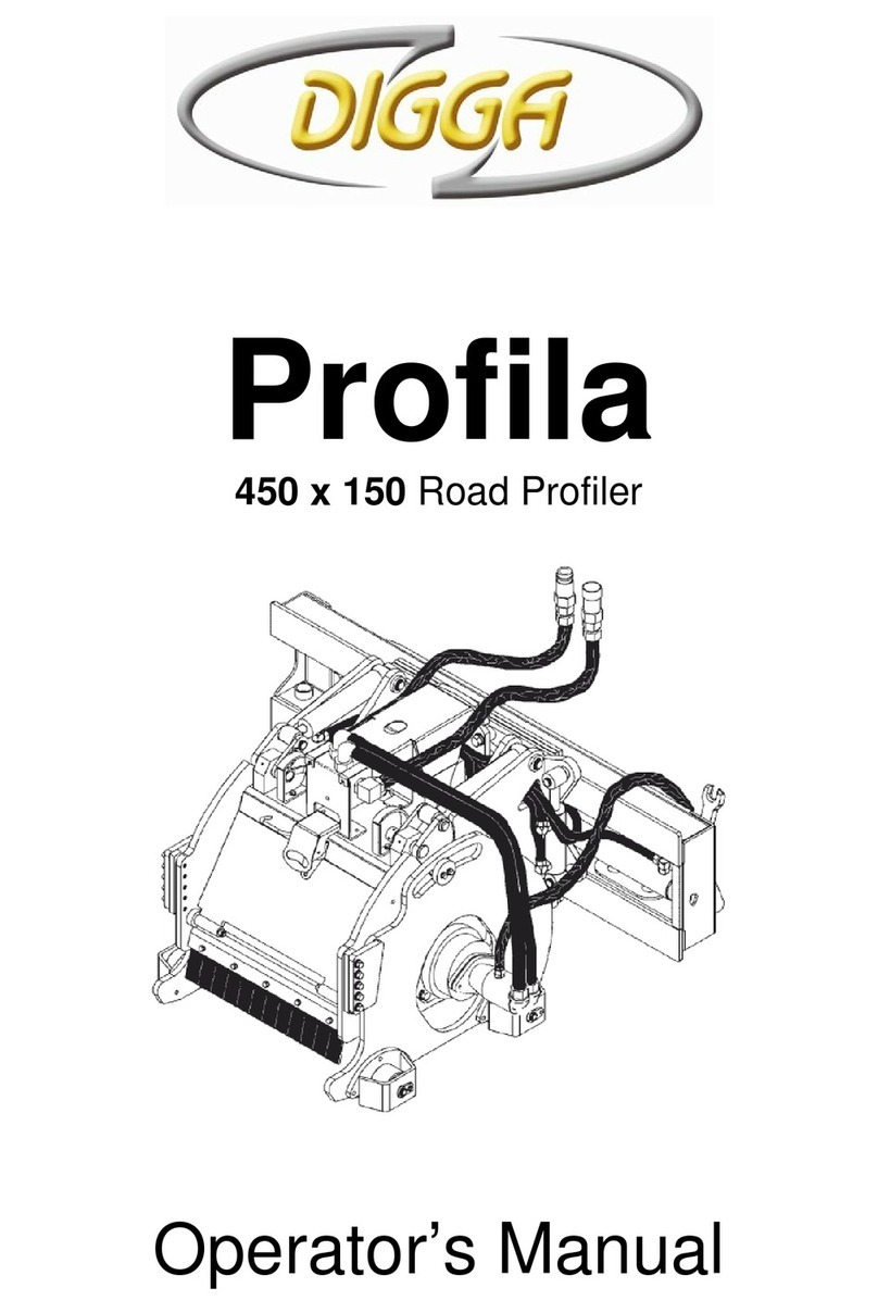 Digga Profila 150 Operator's manual