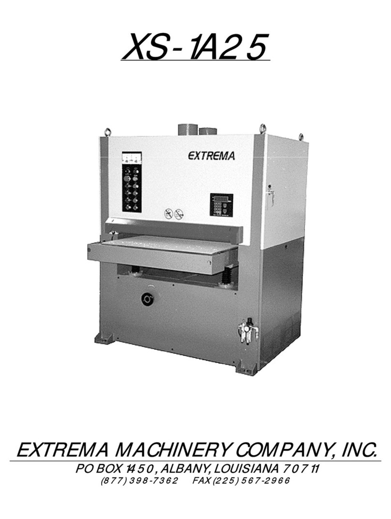 Extrema Machinery XS-1A25 manual