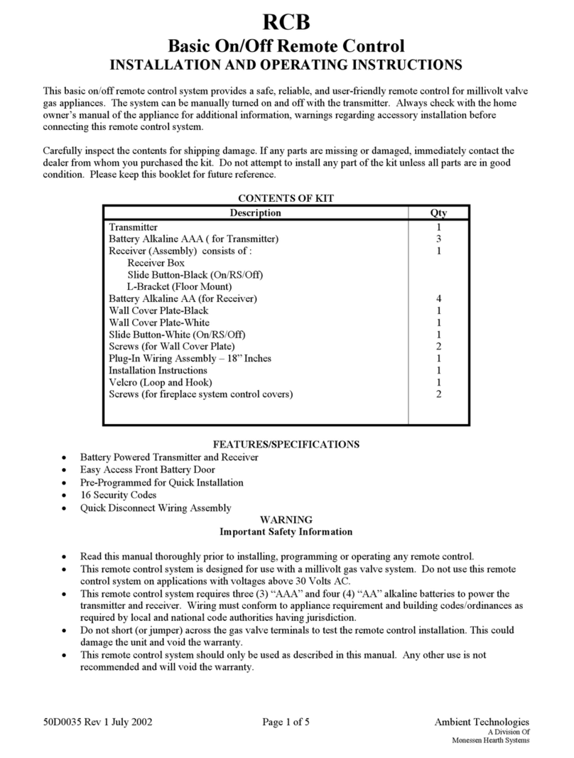 Ambient Technologies RCB User manual