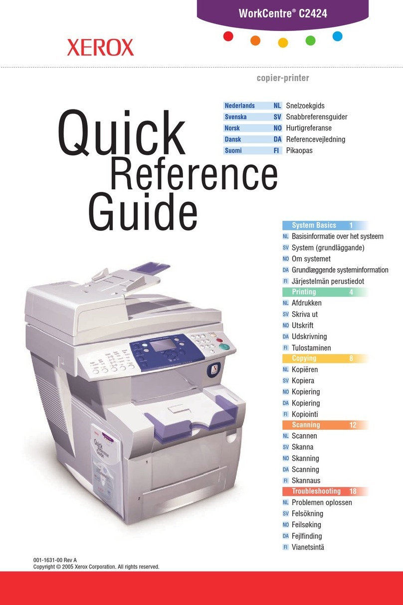 Xerox WORKCENTRE C2424 User manual