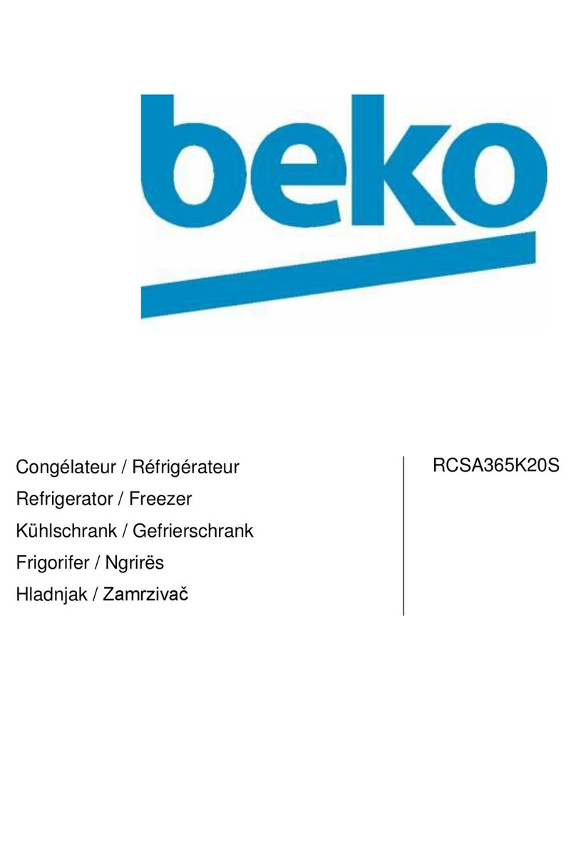 Beko RCSA365K20S manual