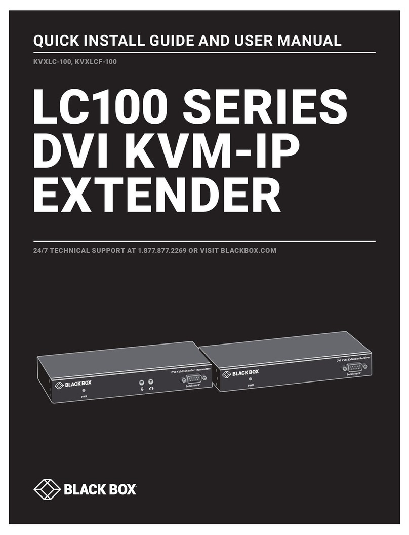 Black Box LC100 SERIES Instructions for use Black Box LC100 SERIES Instructions for use