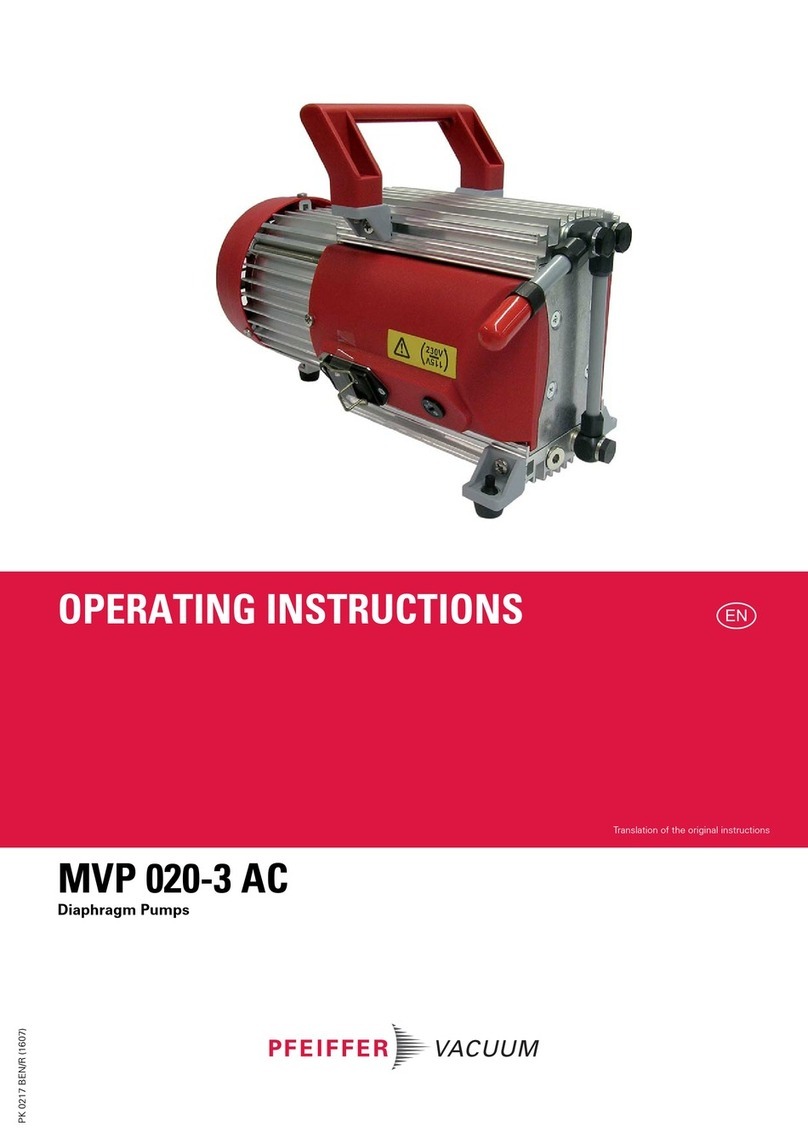 Pfeiffer Vacuum MVP 020-3 AC operating instructions Pfeiffer Vacuum MVP 020-3 AC operating instructions