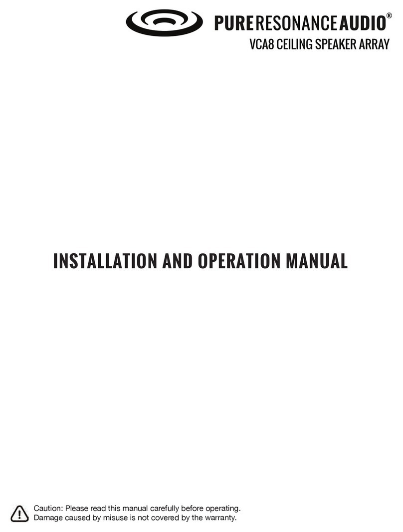 Pure Resonance Audio VCA8 User manual