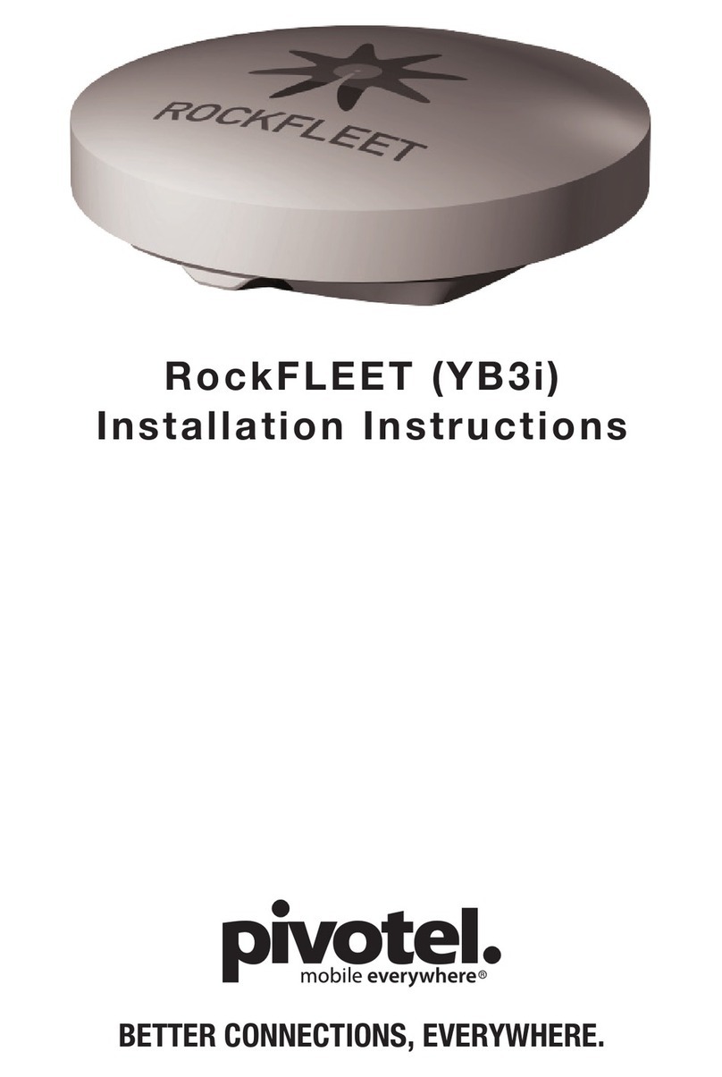 Pivotel RockFLEET YB3i installation instructions