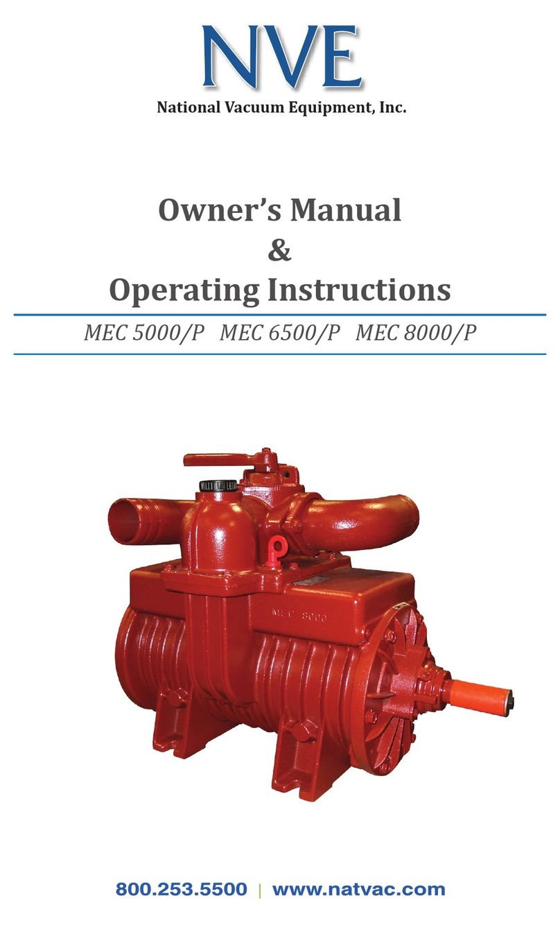 NVE MEC 5000 Owner's manual & operating instructions