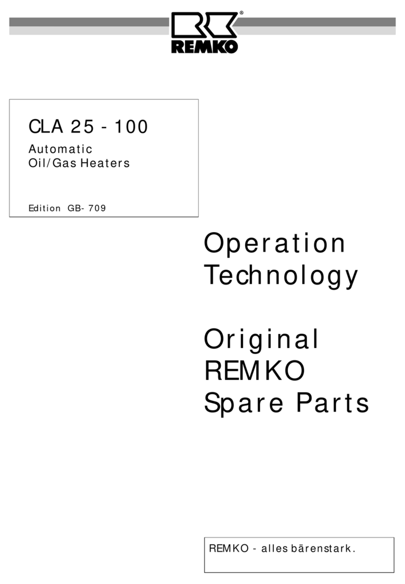 REMKO CLA 50 operating instructions