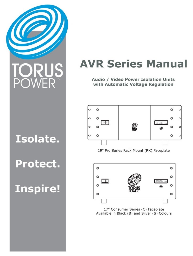 Torus Power AVR Series User manual