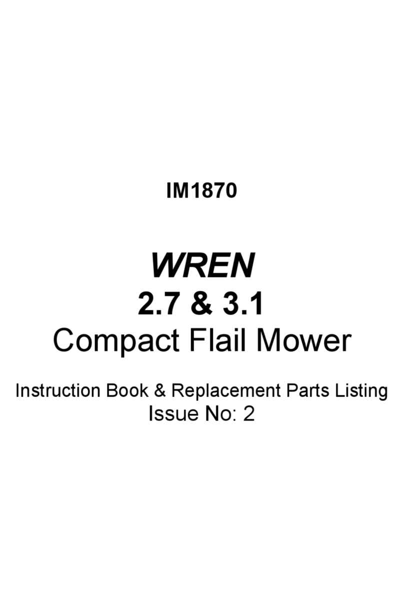 Bomford Turner WREN 2.7 Instruction Book & Replacement Parts Listing
