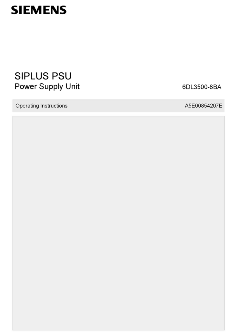 Siemens SIPLUS PSU operating instructions