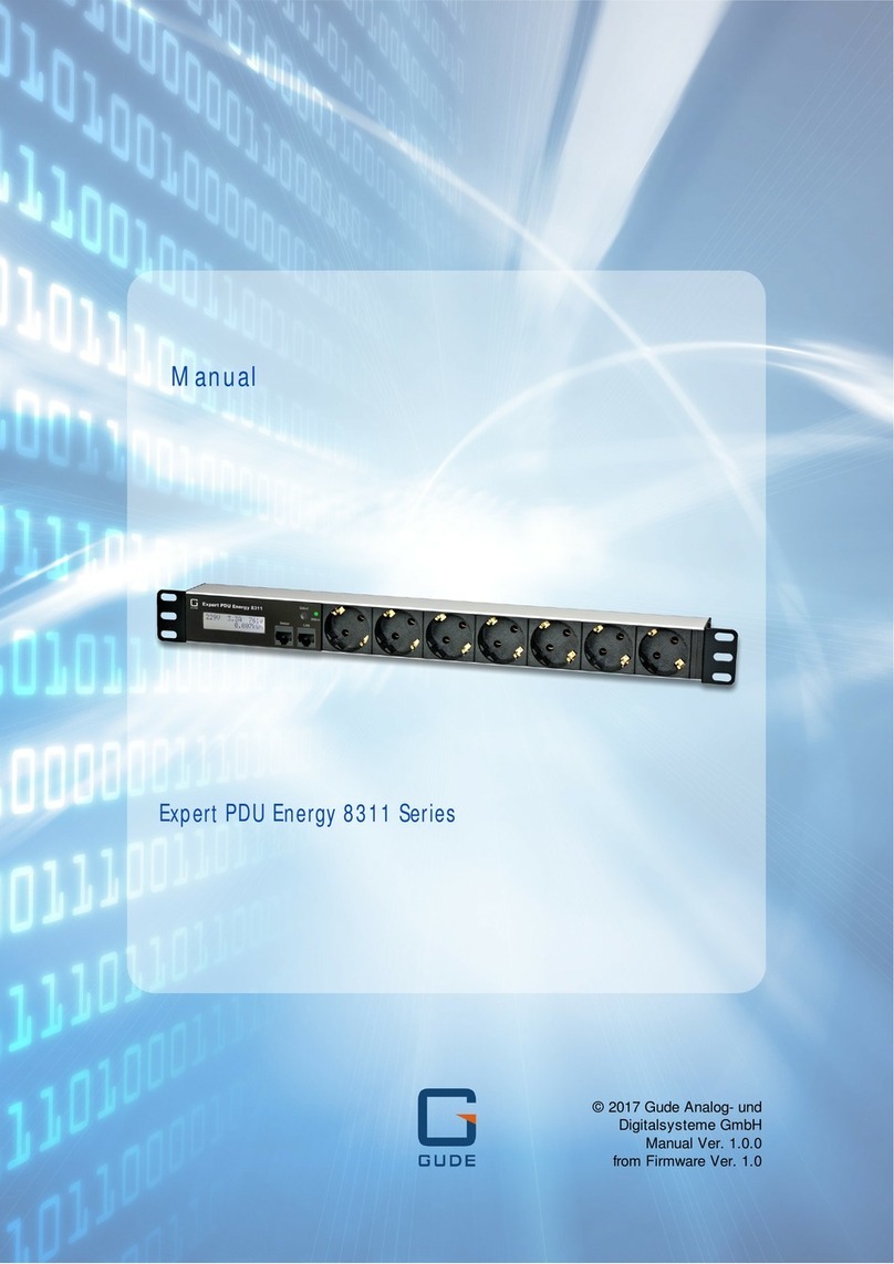 Gude Expert PDU Energy 8311 Series manual