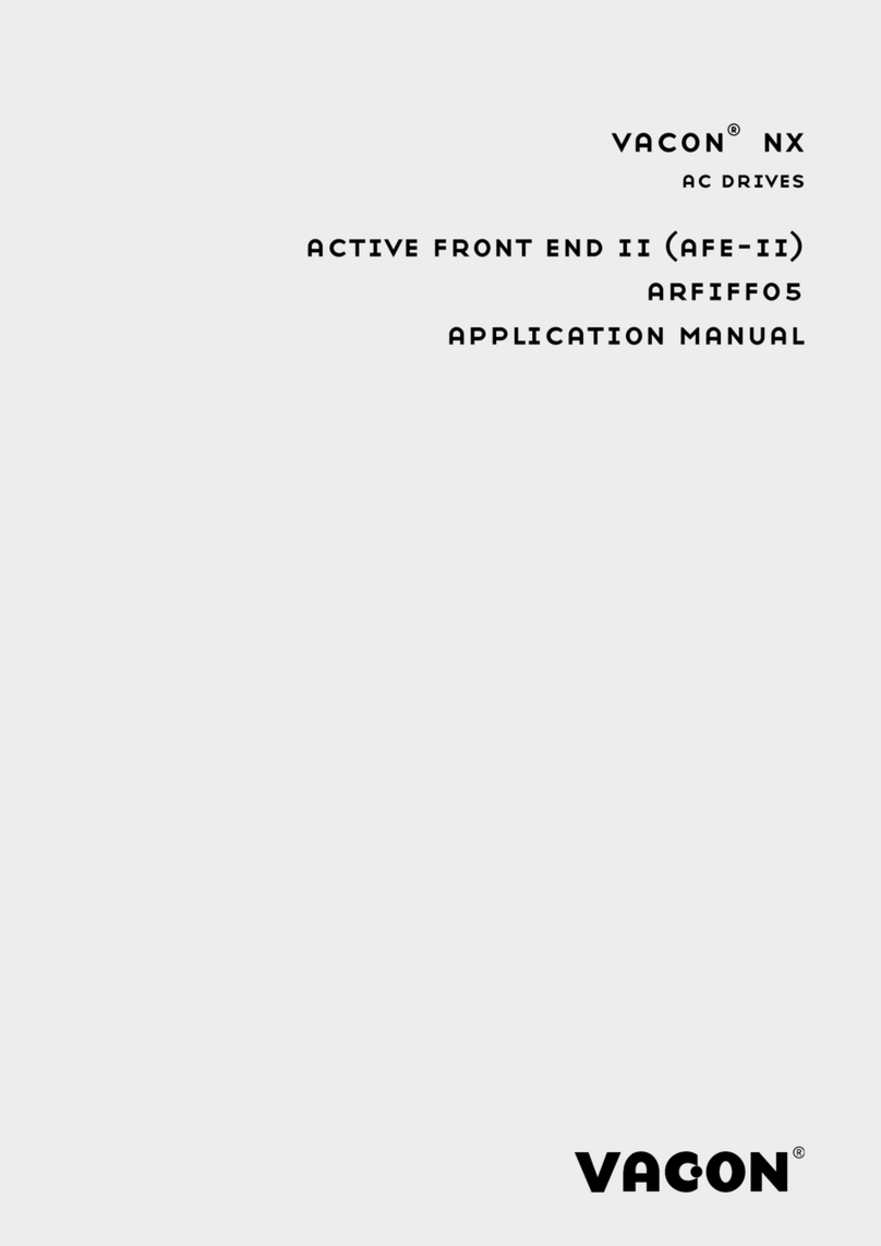 Vacon NX ACTIVE FRONT END II Applications manual