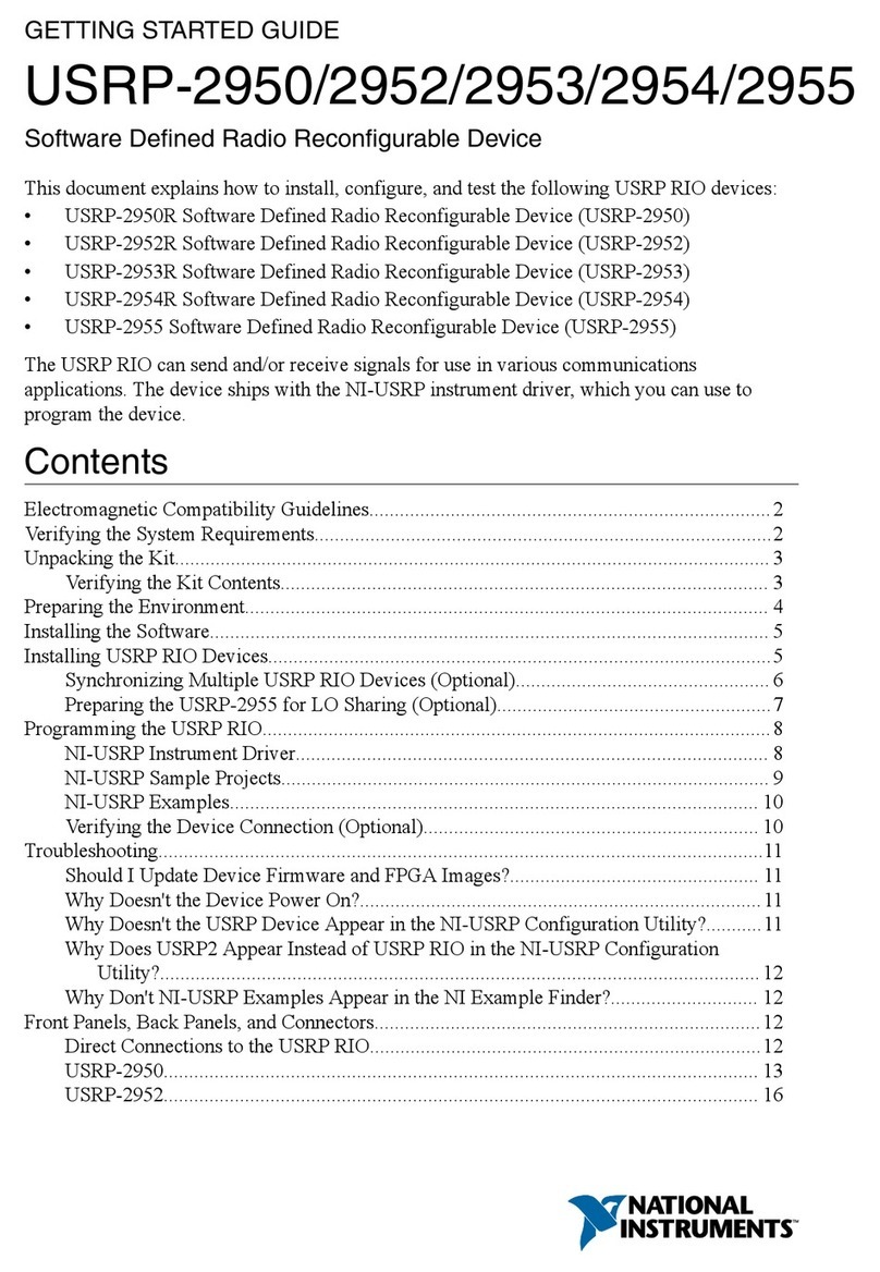 National Instruments USRP-2950 User manual National Instruments USRP-2950 User manual