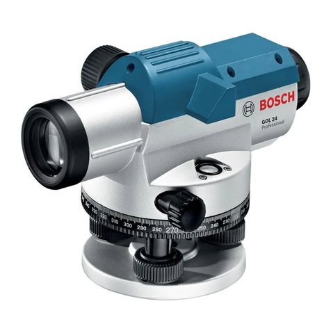 Bosch GOL 24 Operating and safety instructions