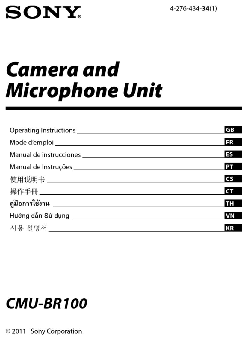 Sony CMU-BR100 User manual