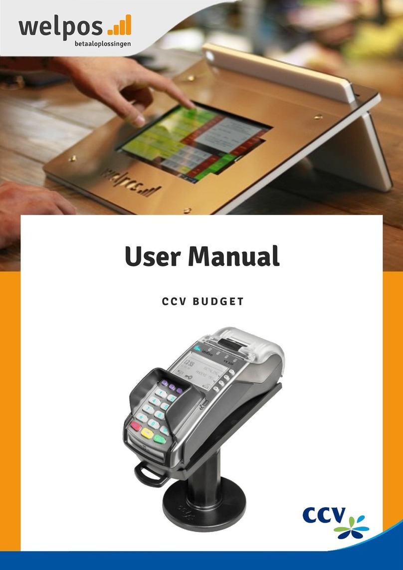 CCV BUDGET  VX 520 User manual
