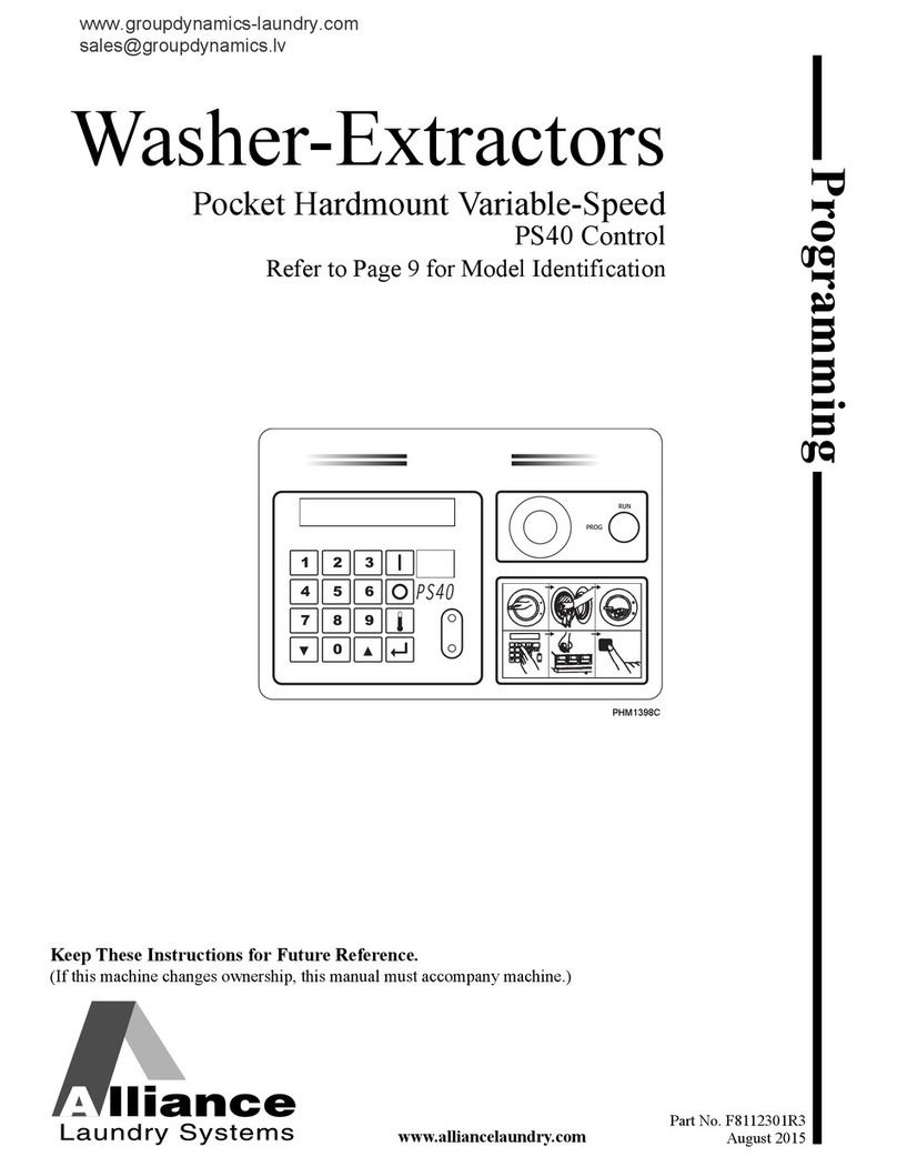 Alliance Laundry Systems CP040PMN1 Owner's manual