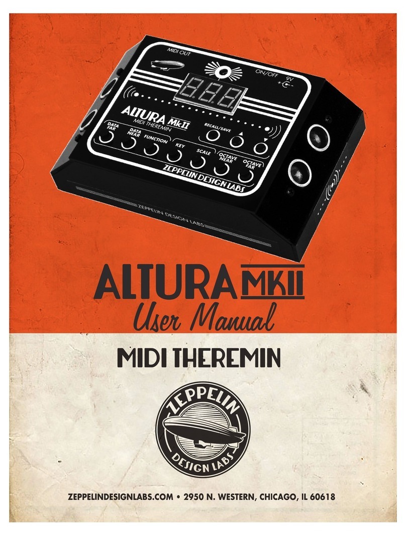 Zeppelin Design Labs ALTURA User manual