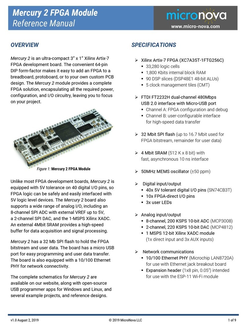 MicroNova Mercury 2 Reference manual