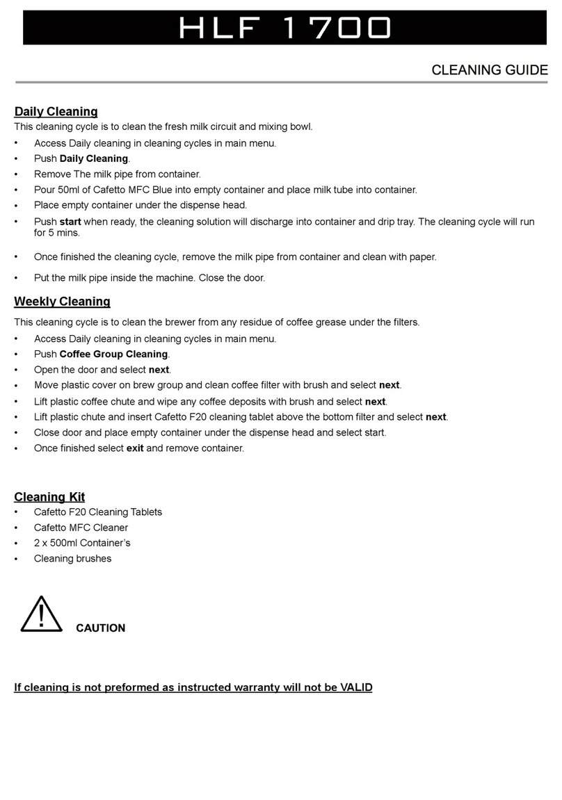 HLF 1700 Cleaning guide