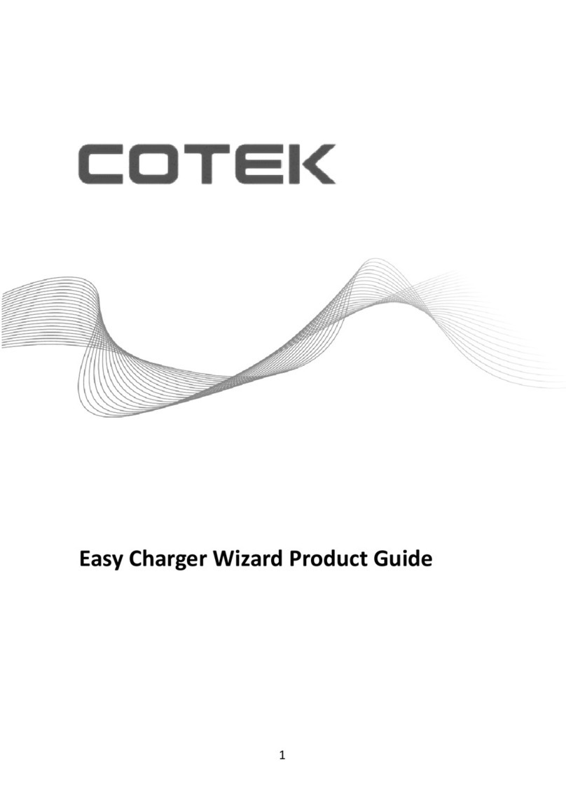 Cotek Easy Charger Wizard User manual