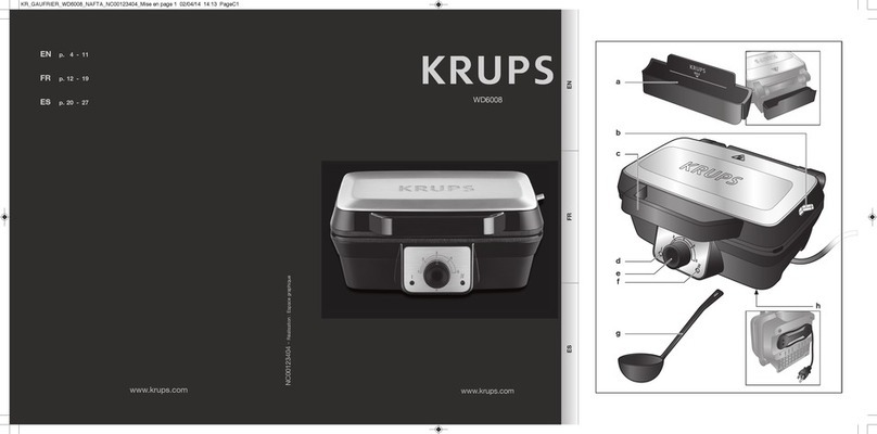 Krups BRUXELLES WD6008 Series User manual
