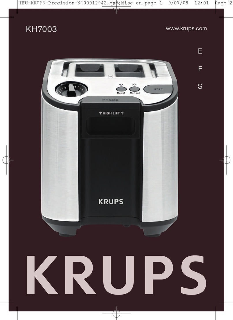 Krups PRECISION KH7003 Series User manual