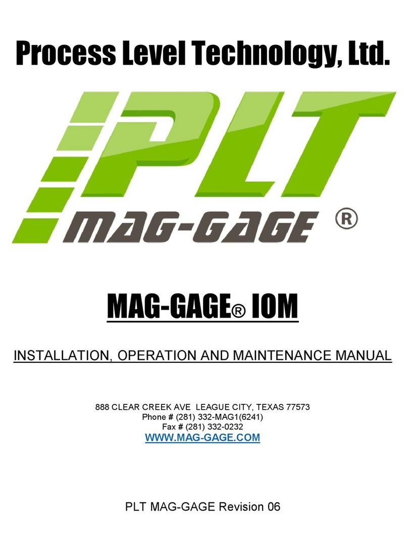 PLT Mag-gage Installation, operation and maintenance manual