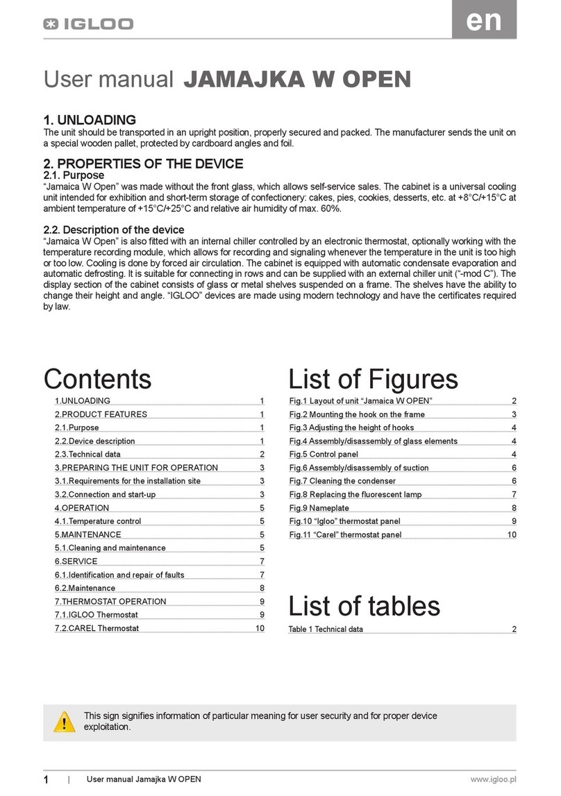 Igloo Jamajka W OPEN User manual