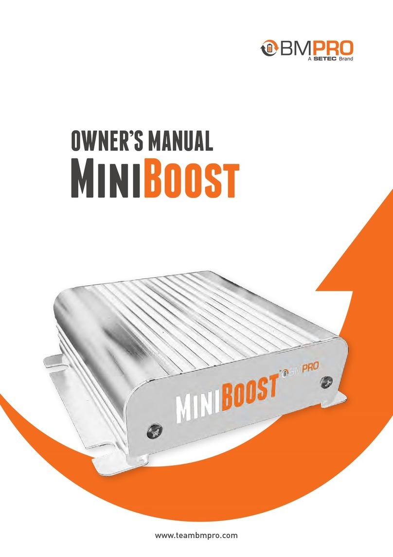 BM PRO MiniBoost owner's manual