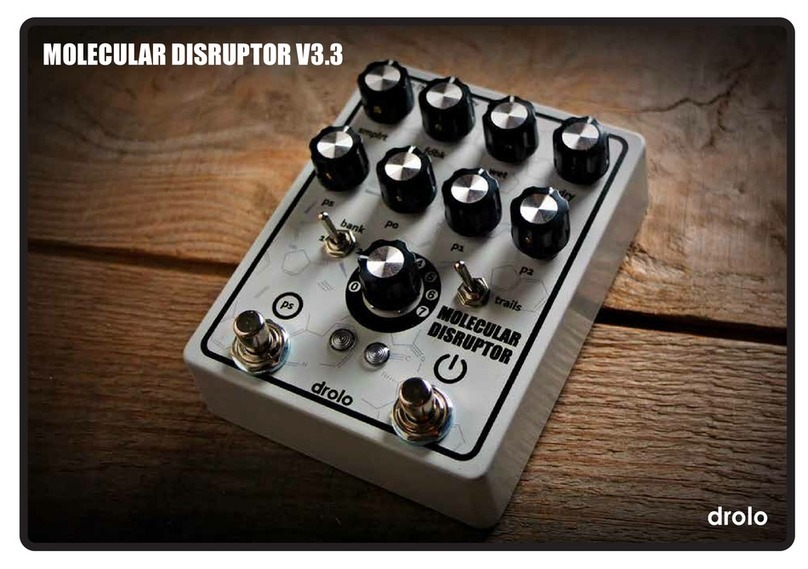 Drolo MOLECULAR DISRUPTOR User manual
