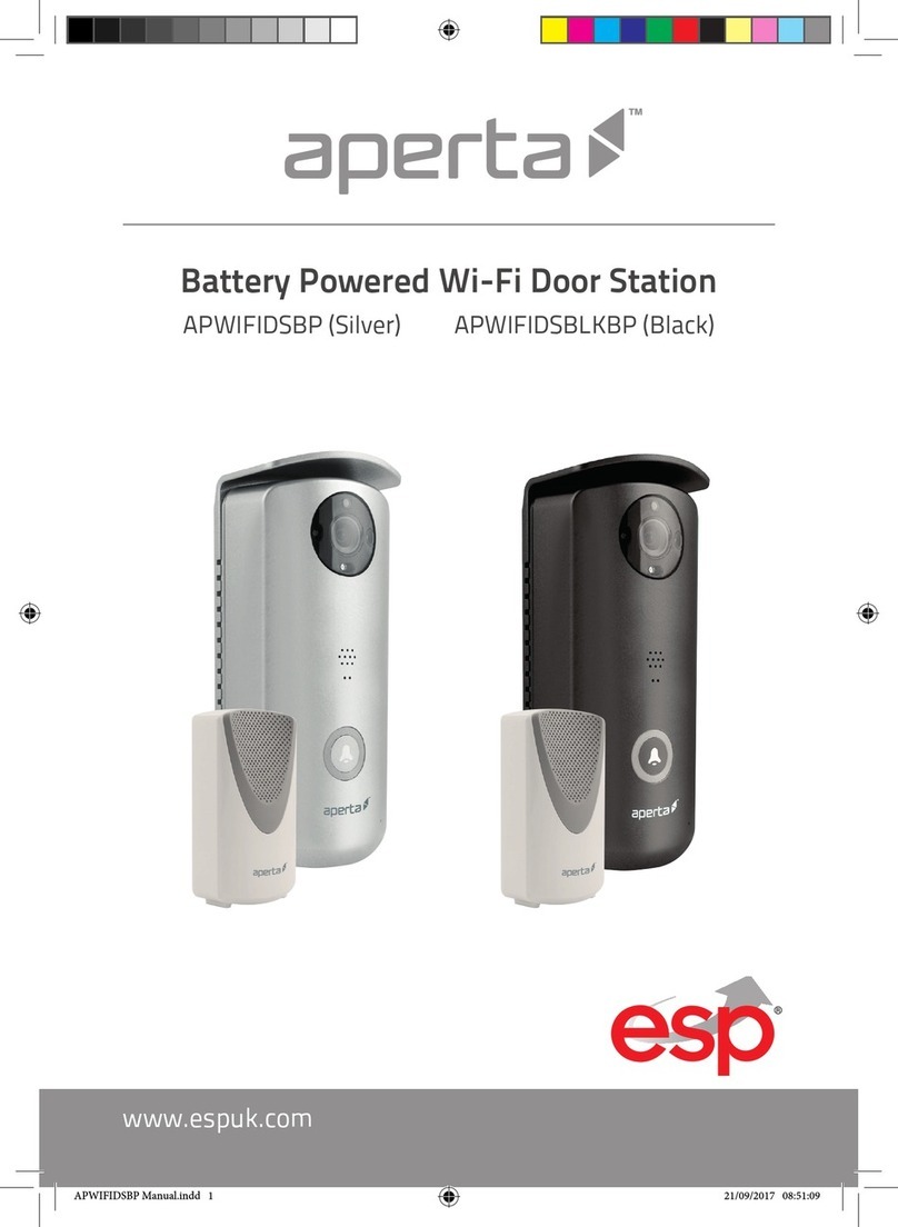 Elite Security Products Aperta APWIFIDSBP manual
