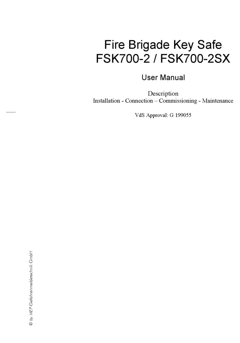 MEP Fire Brigade Key FSK700 Series user manual MEP Fire Brigade Key FSK700 Series user manual