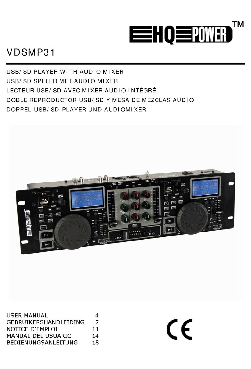 Velleman HQ Power VDSMP31 User manual Velleman HQ Power VDSMP31 User manual
