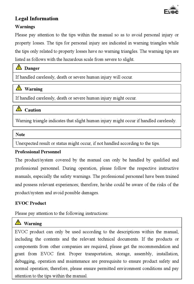EVOC NPC-8210 manual